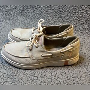 Skechers Women's On The Go Glide Ultra Playa Boat Shoes Size 8 Ivory And Pink